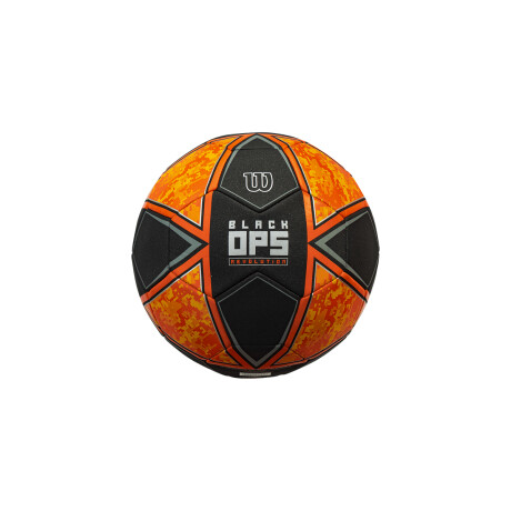 Pelota de Fútbol N°5 Wilson Negro Ops Negro/Naranja