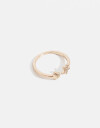 Anillos Chicos Strass Anillo Con Dijes Marinos - Dorado