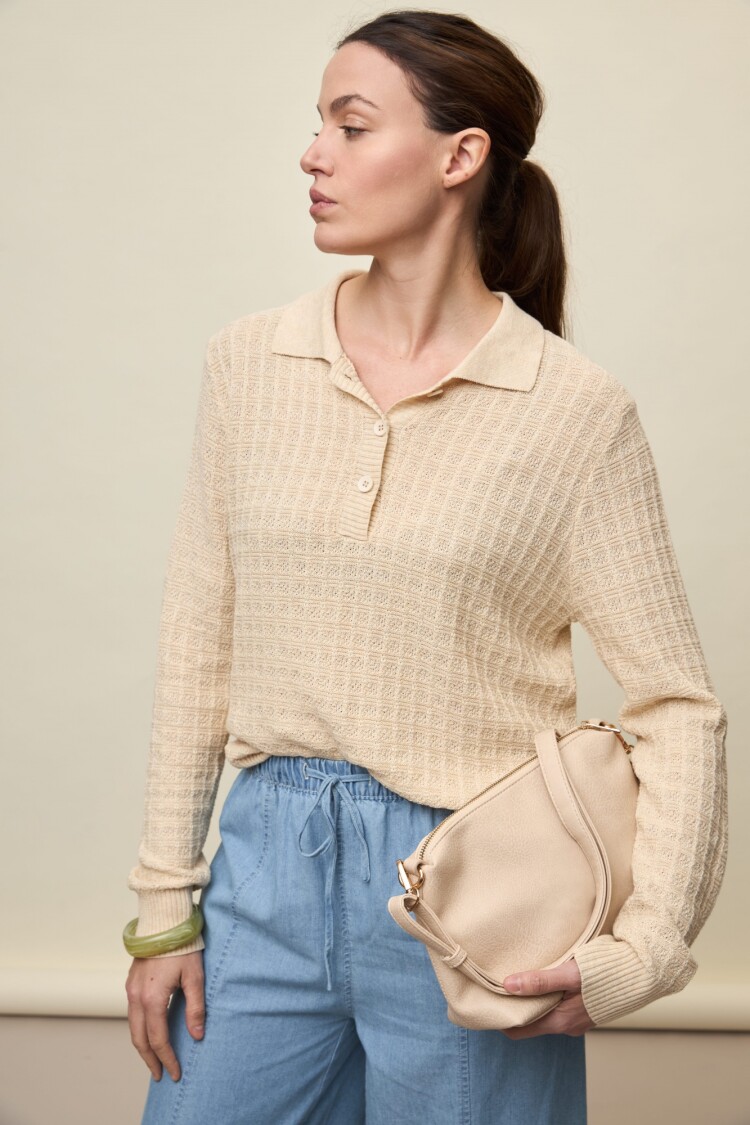 SWEATER BIANCA Beige Claro