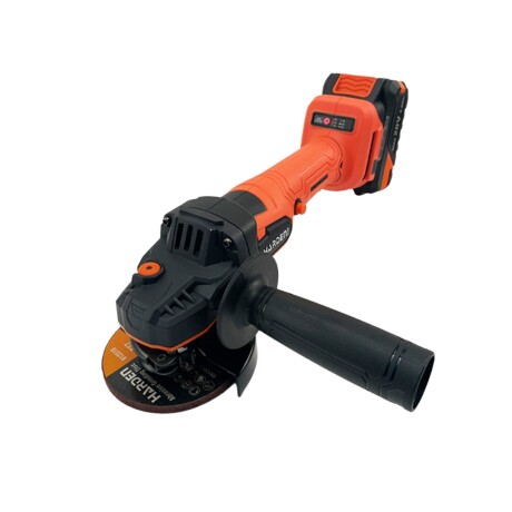 AMOLADORA 4 1/2 C/BAT 20V 4 AMP. SIN CARBONES PRO HARDEN ++ N/a