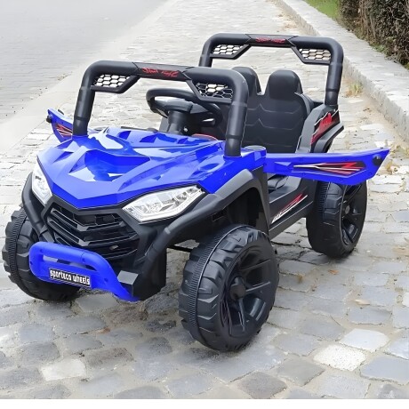 Auto a Batería Lumax 4x4 12V control remoto, USB y Música Azul