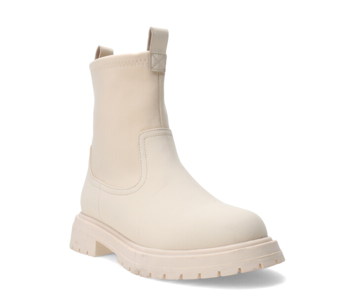 Bota SITKA con simil cuero elastizado Beige