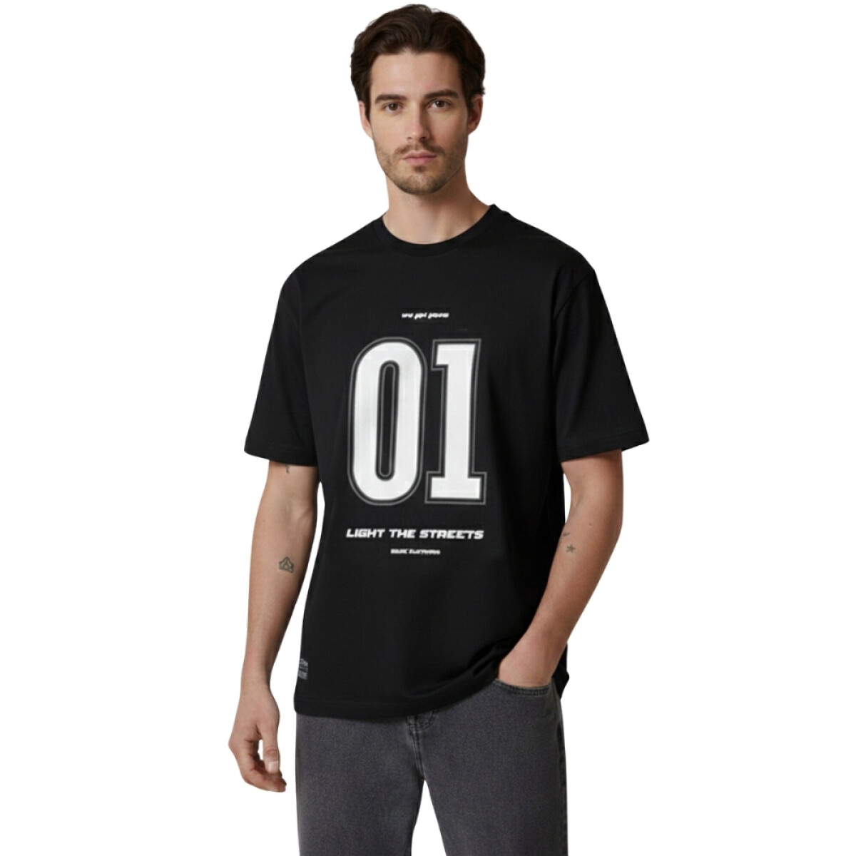 T-SHIRT XS-XXL - NEGRO 