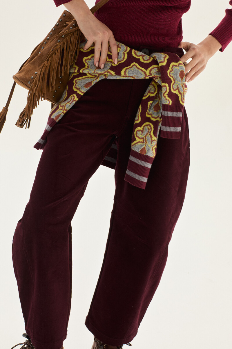 Pantalón Scarlet Bordo