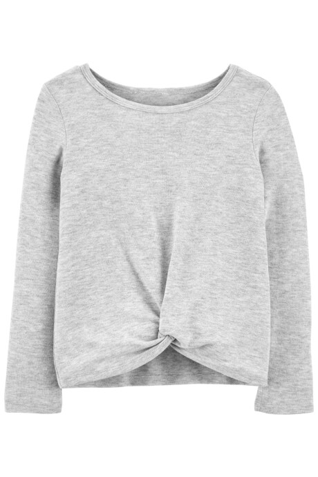 Remera Nudo Algodón Sin color
