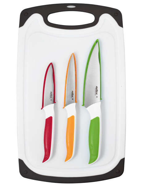 SET TABLA + 3 CUCHILLOS ZYLISS. 24x40CM SET TABLA + 3 CUCHILLOS ZYLISS. 24x40CM