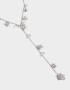 Collares Largos Flores Largos - Plateado