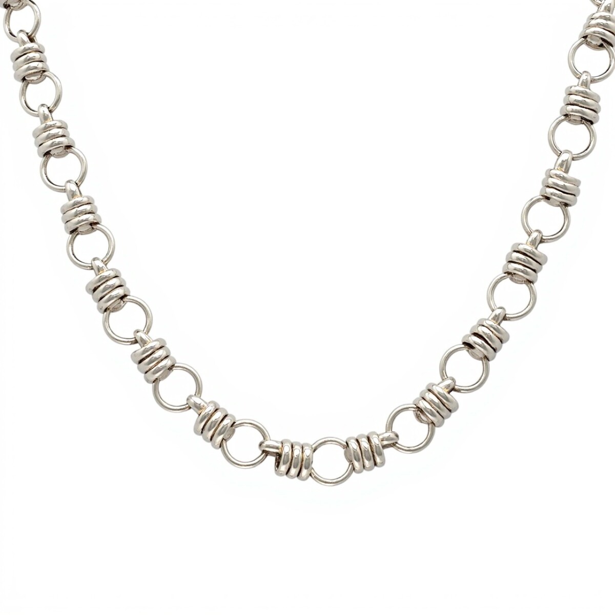 Cadena Rolo entrelazado-Plata 925-Sin Piedra-CD3231 - sinpiedra 