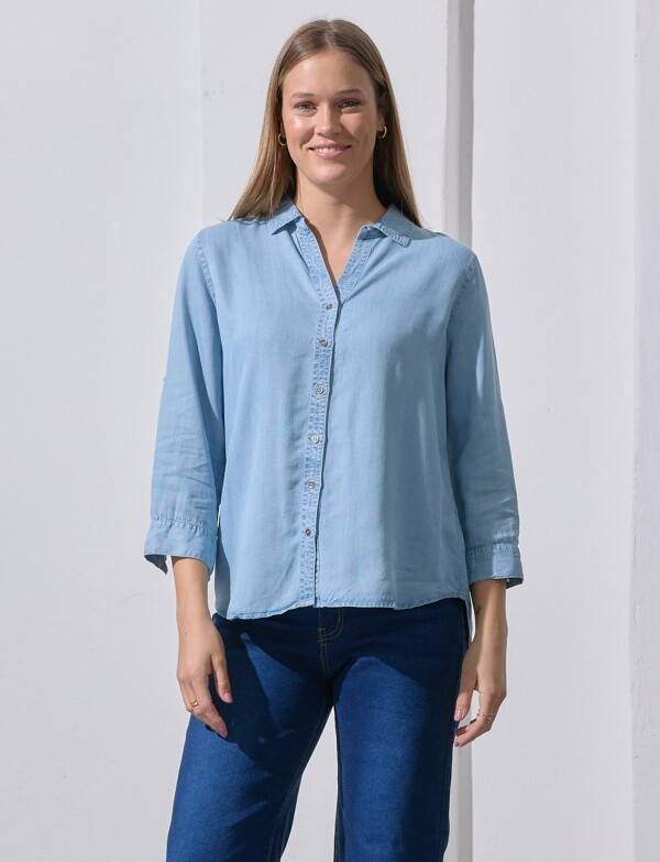 Camisa Tencel JEAN CLARO