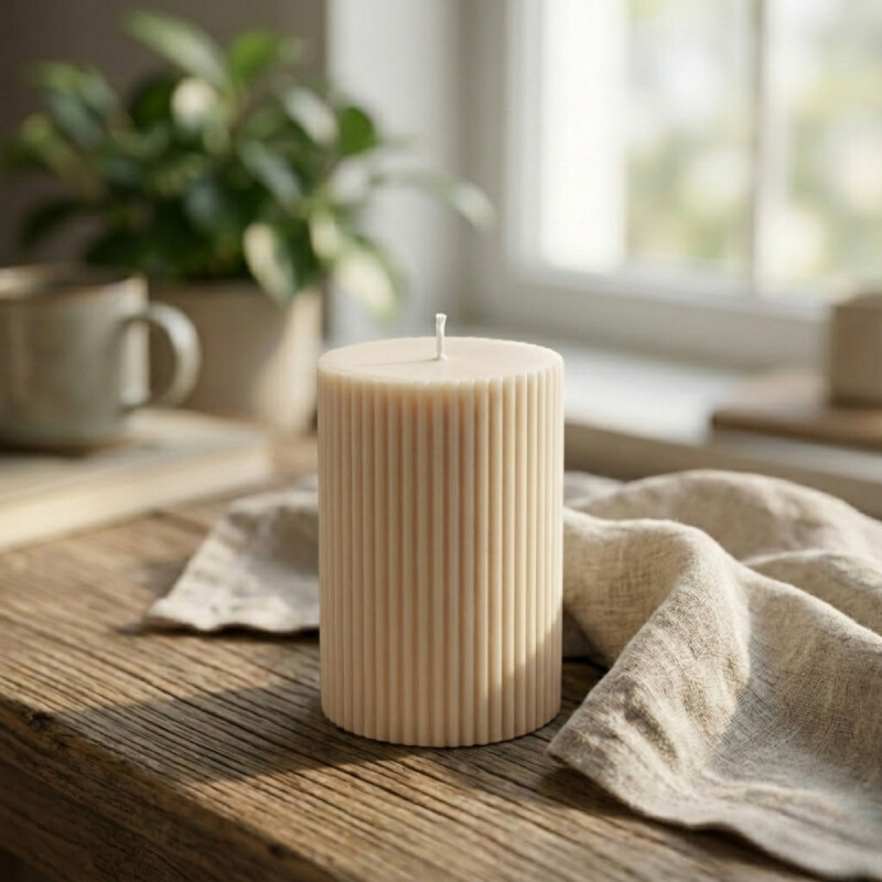 Vela aromática decorativa purity lab 10cm BLANCO COSY