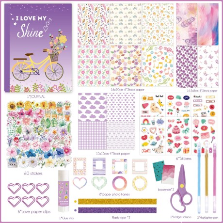 Set De Papelería Infantil Bicicleta Set De Papelería Infantil Bicicleta