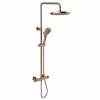 Barral de ducha exterior termostático Signature bronce cepillado Barral De Ducha Exterior Termostático Signature Bronce Cepillado