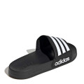 Sandalia Unisex Adidas Adilette Shower Velcro Negro - Blanco