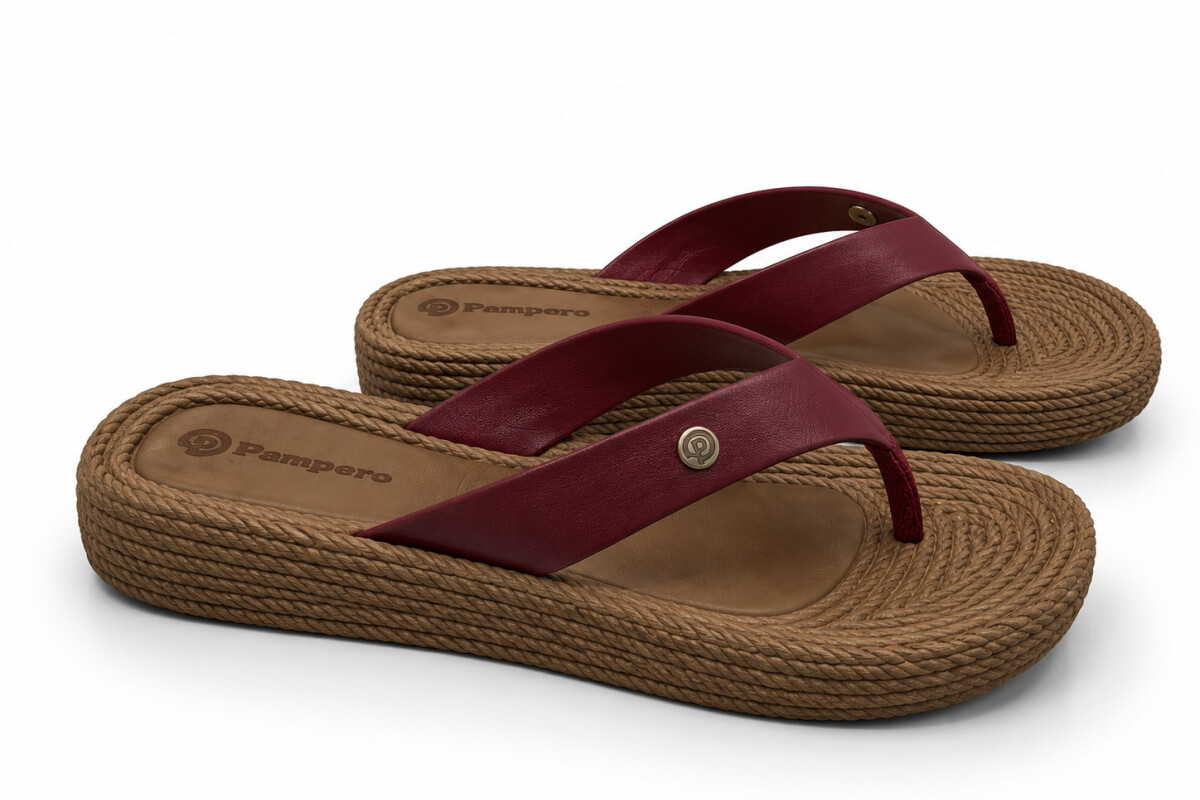 CHANCLETA VICTORIA 210012 Rojo/beige