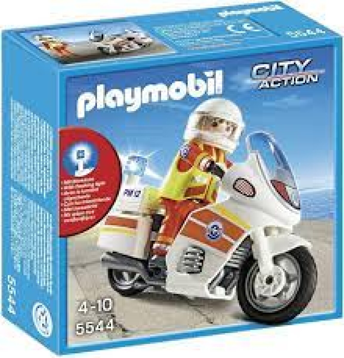 Moto de Emergencia con luz 