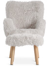 Sillón/apoya pies HVILSTED 1 cuerpo teddy crudo Sillón/apoya pies HVILSTED 1 cuerpo teddy crudo