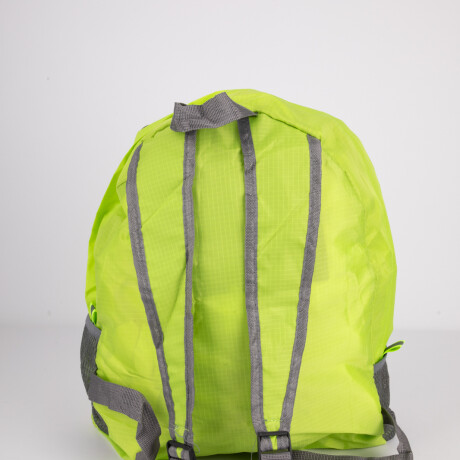 MOCHILA PLEGABLE VIAJE Verde Lima