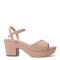 Sandalias de Mujer Miss Carol IAV con taco Nude