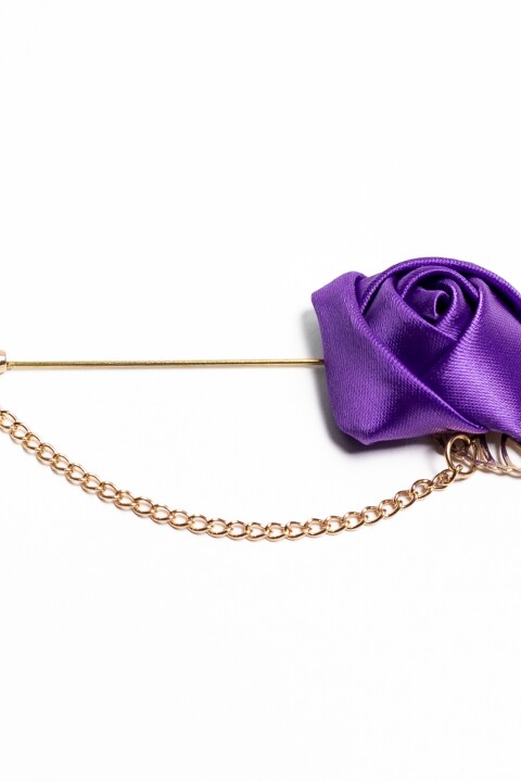 Pin para el Ojal Diseño Flor VIOLETA