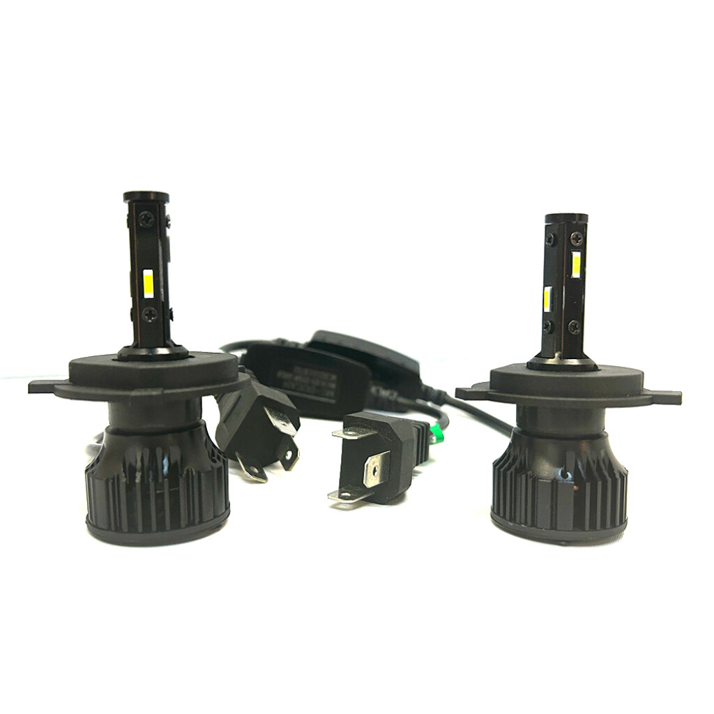 LAMPARA - LED M43 H4 4 CARAS 9-32V 6500K 5000LM JUEGO X2 DUNCAN