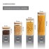 Set x 5 Tarros Contenedores Hermeticos Con tapa de Madera Frascos Apilables Imback Set x 5 Tarros Contenedores Hermeticos Con tapa de Madera Frascos Apilables Imback