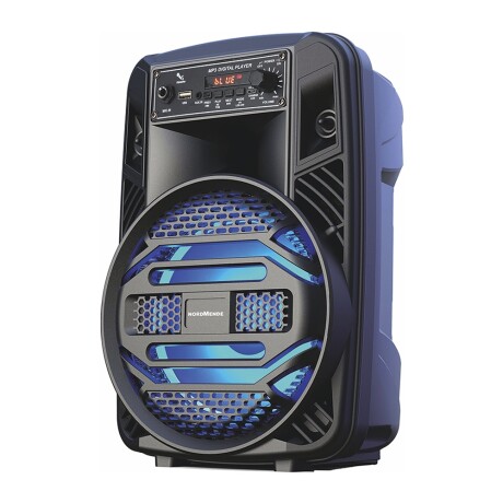 Parlante Activo 8" 680W Micro Karaoke BT Luz Led Nordmende Negro