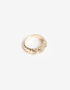 Anillos Medianos y Grandes Metal Anillo Metal Y Strass - Dorado
