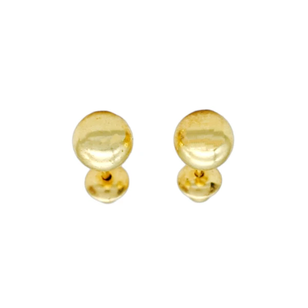 Abridores Bolita-Oro 18k-Sin piedra-AB9516 sinpiedra