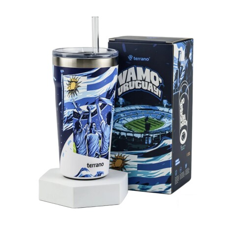 Vaso Termico Terrano UY2 del Hincha Uruguay Acero Inoxidable 500ML 001