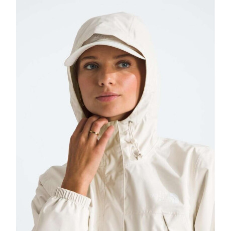 Campera Impermeable Antora mujer White Dune