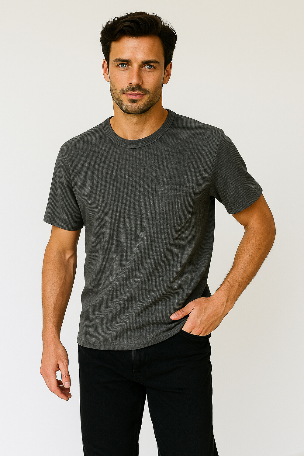 Remera Evereldo Gris Oscuro