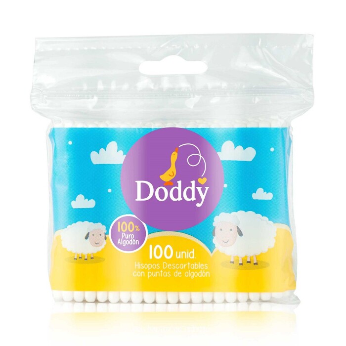 DODDY HISOPOS REFIL POTE X 100 UNID. única