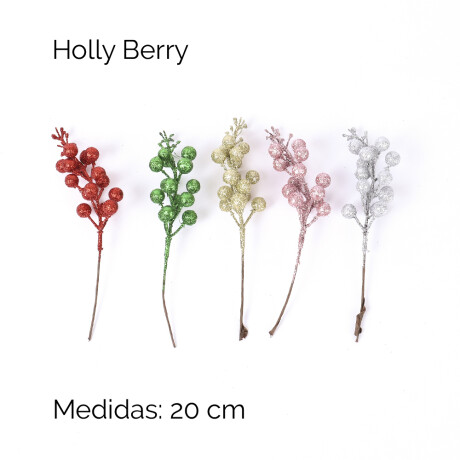 Holly Berry 20 Cm Colores Surtidos Holly Berry 20 Cm Colores Surtidos