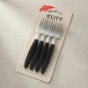 Set 3+1 Tenedor mango plástico negro KUTT Set 3+1 Tenedor mango plástico negro KUTT