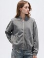 Campera Miukas Gris Melange