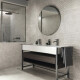 Porcelanato Gris Claro Rustica Mate 60X60Cm Piso Pared GAMAS DE GRIS