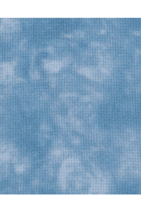 Pijama dos piezas de poliéster, pantalón y remera manga larga, diseño tie dye Sin color