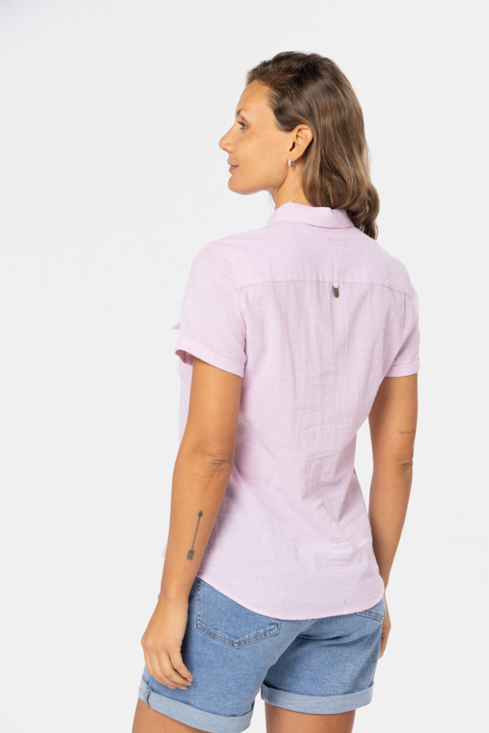 CAMISA DE LINO Rosa