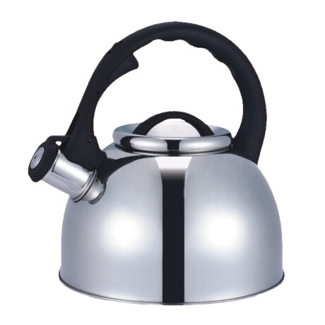 Caldera Pava Silbadora 2.5Lt en Acero Inox Cuori Caldaia Plateado
