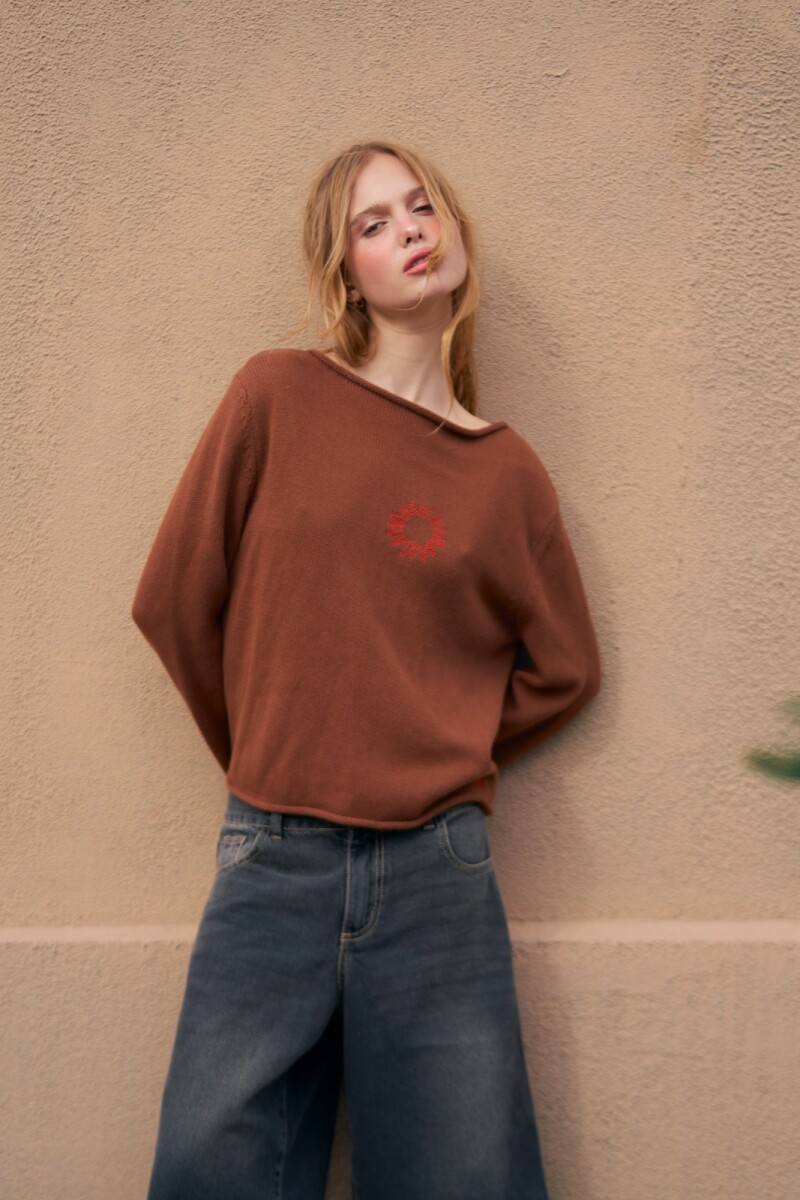 Sweater Sun Marrón