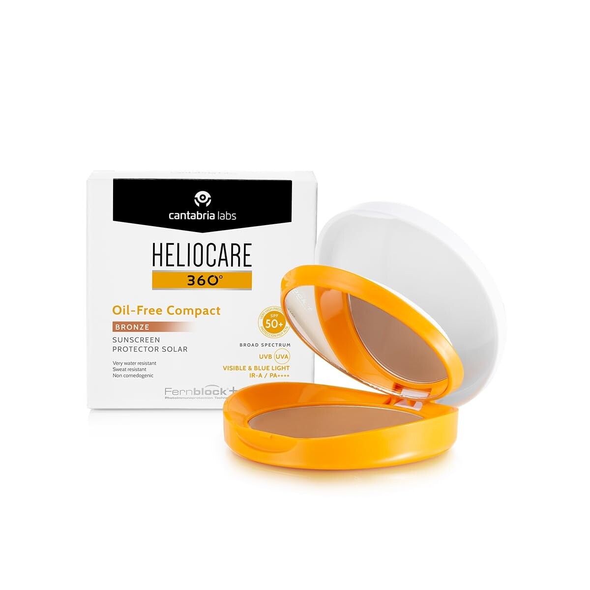 Protector Solar Heliocare 360° Compacto Spf50+ Bronze 10 Grs. 