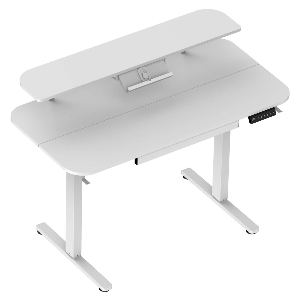 ESCRITORIO REGULABLE - METAL-Y-MDF BLANCO AILERON 