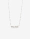 Collares Cortos Strass Collar Con Charm De Cubic Zirconia - Plateado