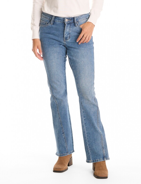 Jean Bootcut Costura Frontal JEAN