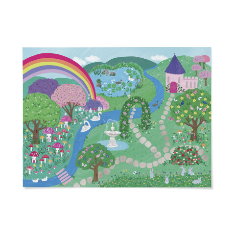 Pack x 20 Adhesivos para Colorear Crocodile Creek con Poster Unicornio