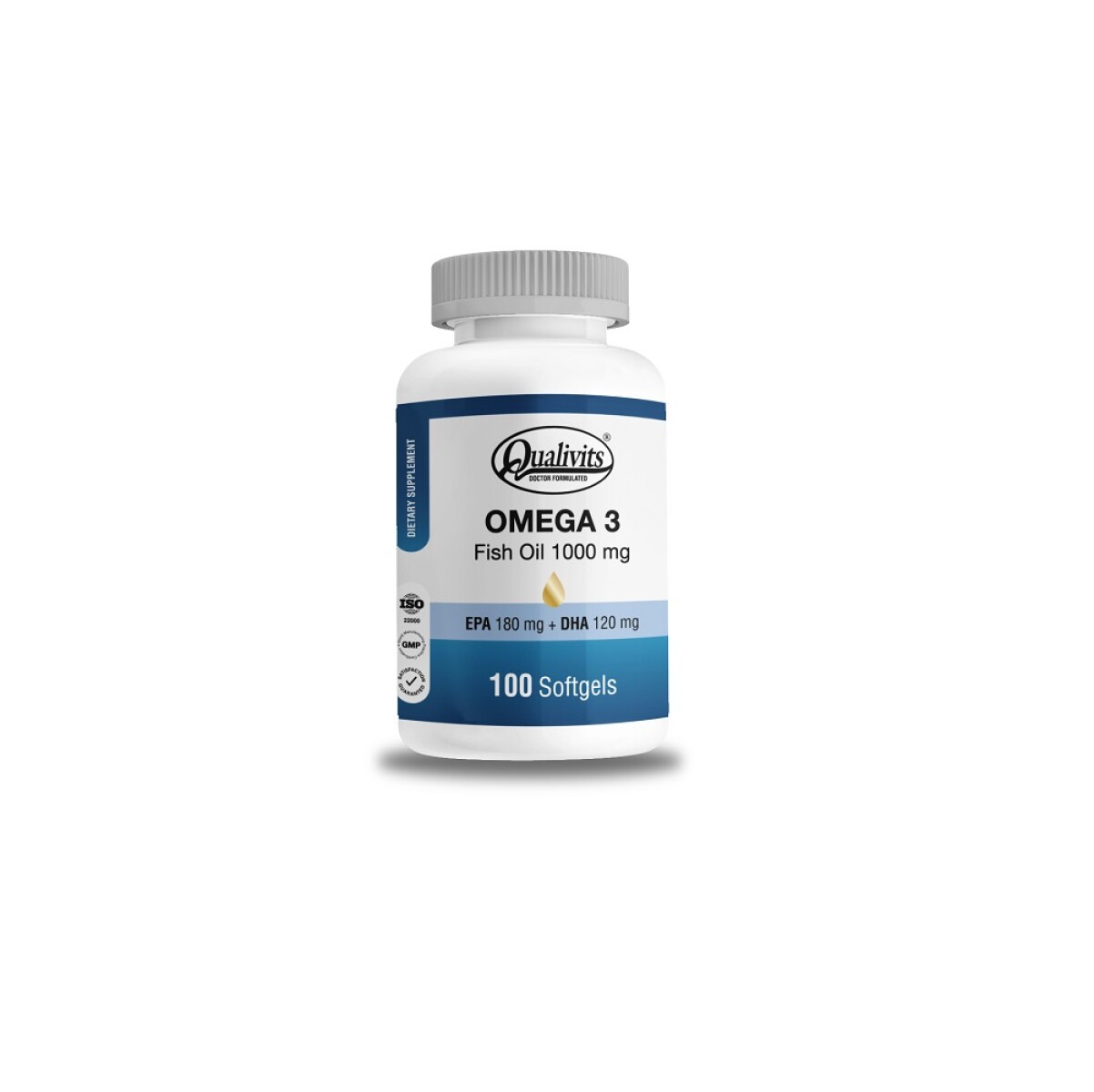 Omega 3 Fish Oil 1000 Mg. 100 Qualivits 