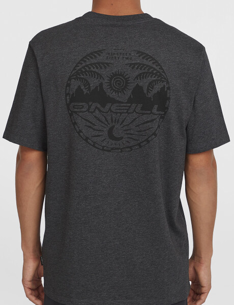 Remera O'Neill Circle Back Print Black Out Remera O'Neill Circle Back Print Black Out