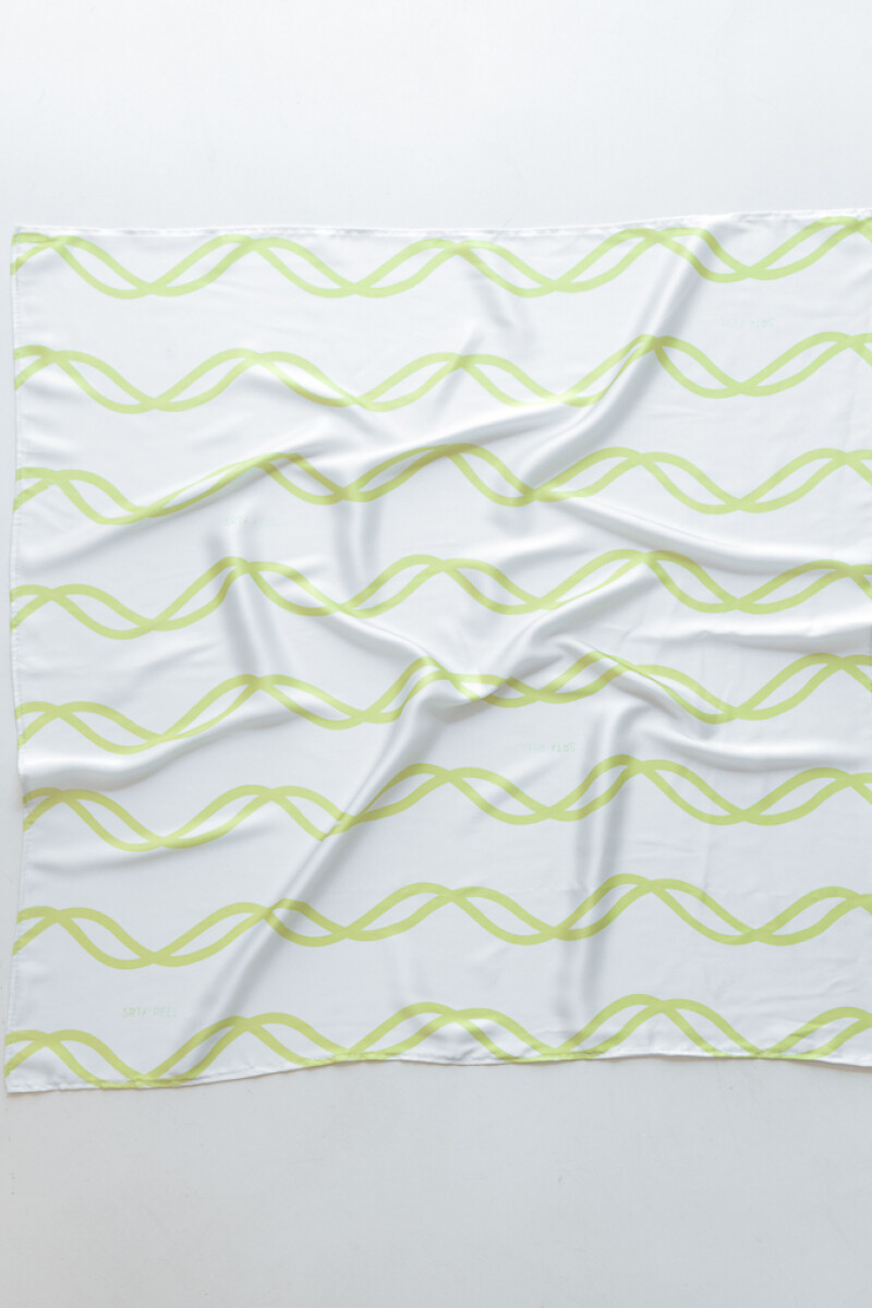 Pañuelo Seda - Verde Lima