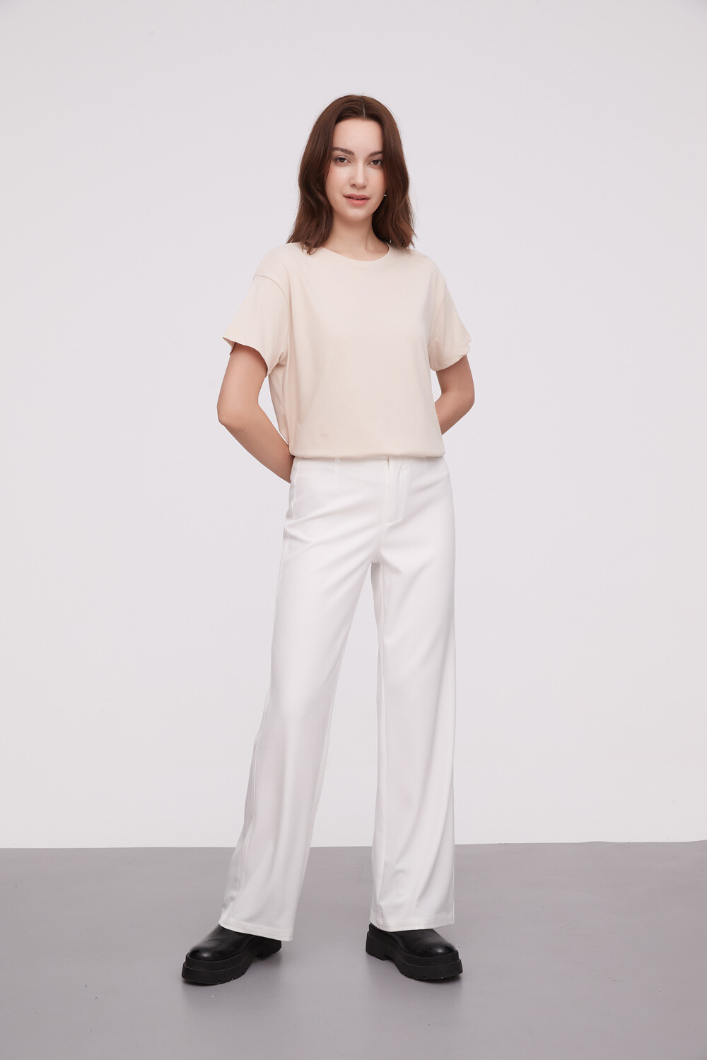 Pantalon Valsinni Marfil / Off White