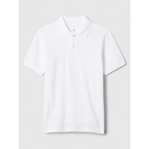 V-BTS SS PIQUE POLO OPTIC WHITE 1